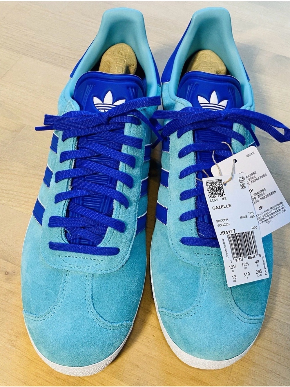 Adidas Seattle Sounders FC Gazelle Sneakers Size 13 US Mens NWT - Picture 1 of 10